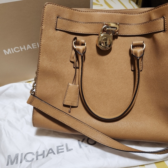 Michael Kors hamilton satchel bag large - Picture 7 of 10